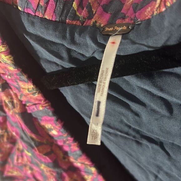 FREE PEOPLE JAEL FLORAL MINI DRESS NEW XS - Picture 7 of 8